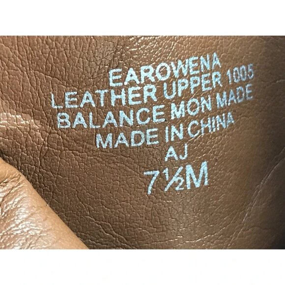 Enzo Angiolini Womens Brown Leather Side Zipper Western Booties Size US 7.5 M - Picture 9 of 9